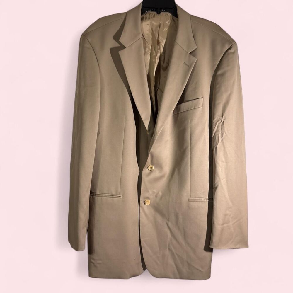 Hugo-boss Men's Tan and Cream Jacket